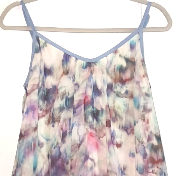 Lavender Brown "Watercolor Floral" Mini Dress in Size XS (NWT) - Picture 2 of 10